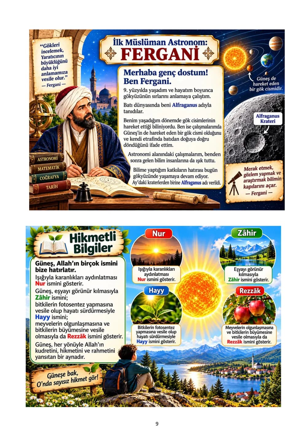 5. sınıf kitabından: Hikmetli Bilgiler